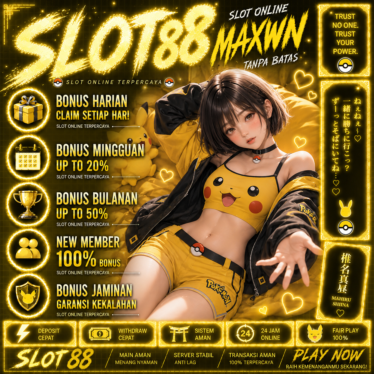HOKI88 ⚡︎ Sengatan Jackpot Situs Hoki88 Selalu Berikan Maxwin Hari Ini